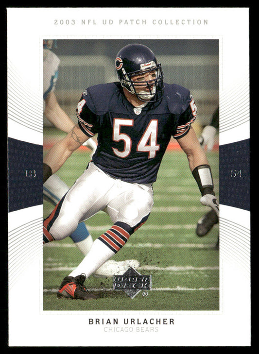 Brian Urlacher 2003 UD Patch Collection #64 Chicago Bears