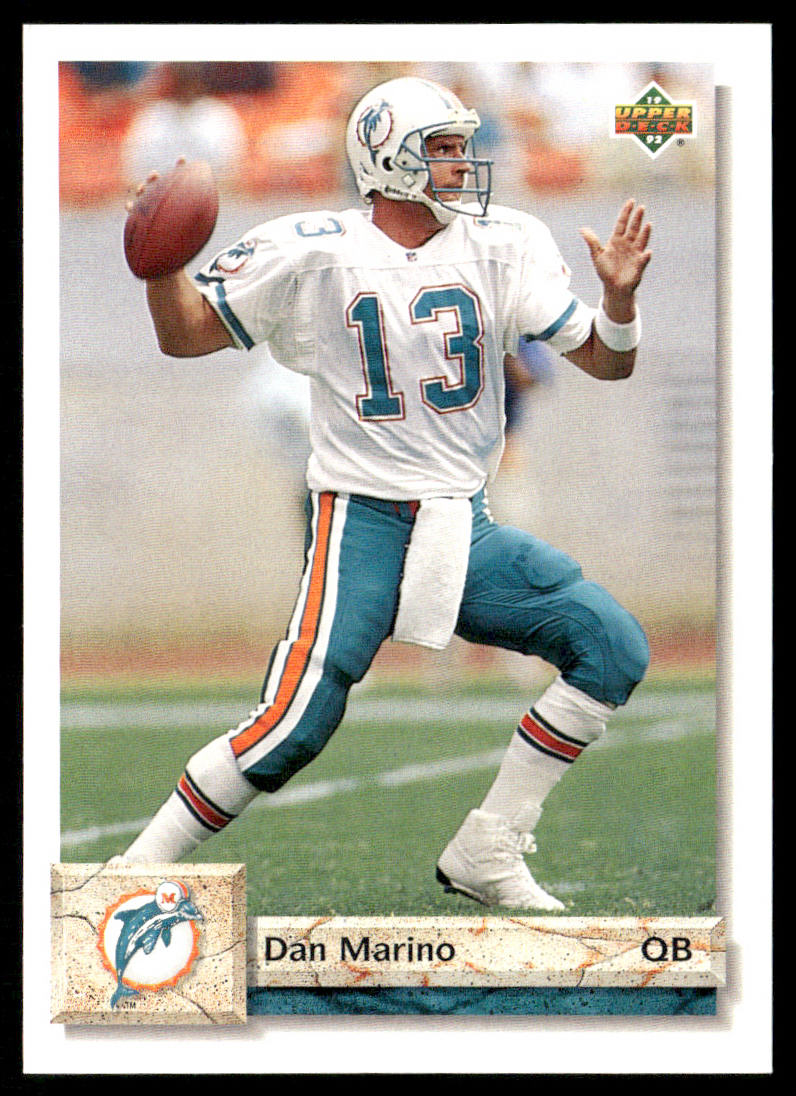 Dan Marino 1992 Upper Deck #598 Miami Dolphins