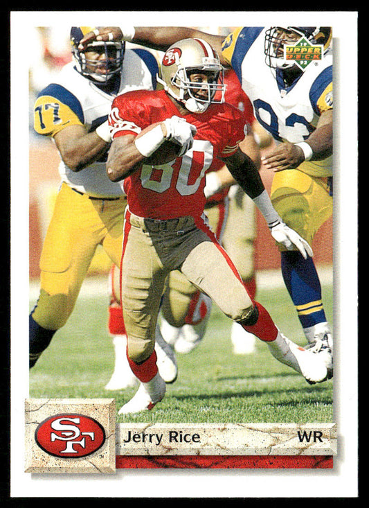 Jerry Rice 1992 Upper Deck #616 San Francisco 49ers