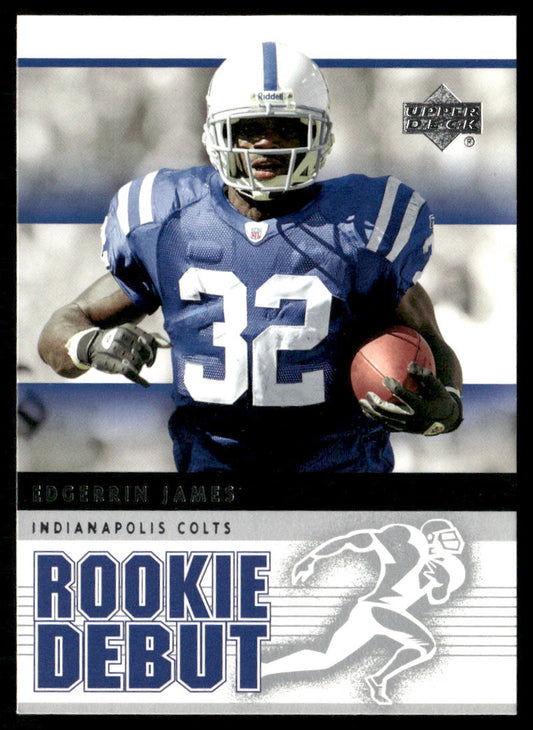 Edgerrin James 2005 Upper Deck Rookie Debut #43 Indianapolis Colts