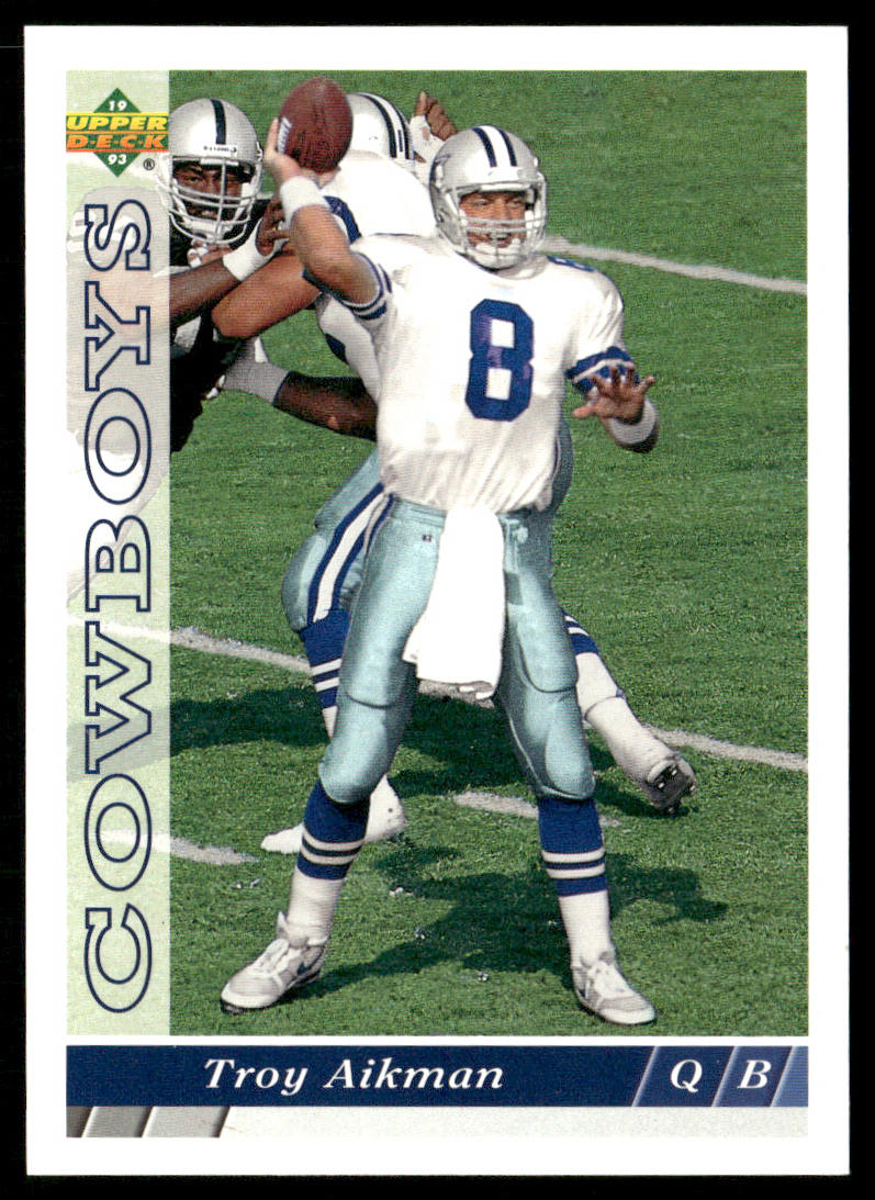 Troy Aikman 1993 Upper Deck #140 Dallas Cowboys