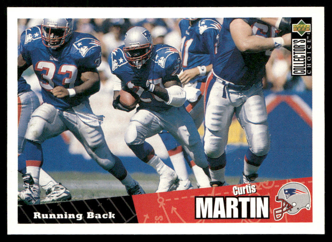 Curtis Martin 1996 Collector's Choice #275 New England Patriots