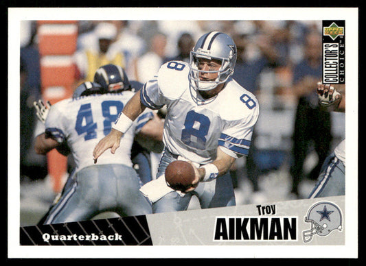 Troy Aikman 1996 Collector's Choice #295 Dallas Cowboys