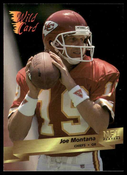 Joe Montana 1993 Wild Card #67 Kansas City Chiefs