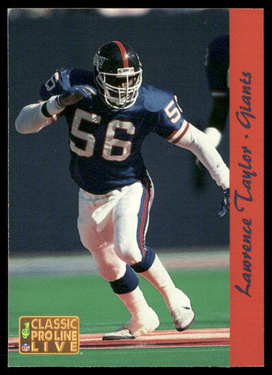 Lawrence Taylor 1993 Pro Line Live #194 New York Giants