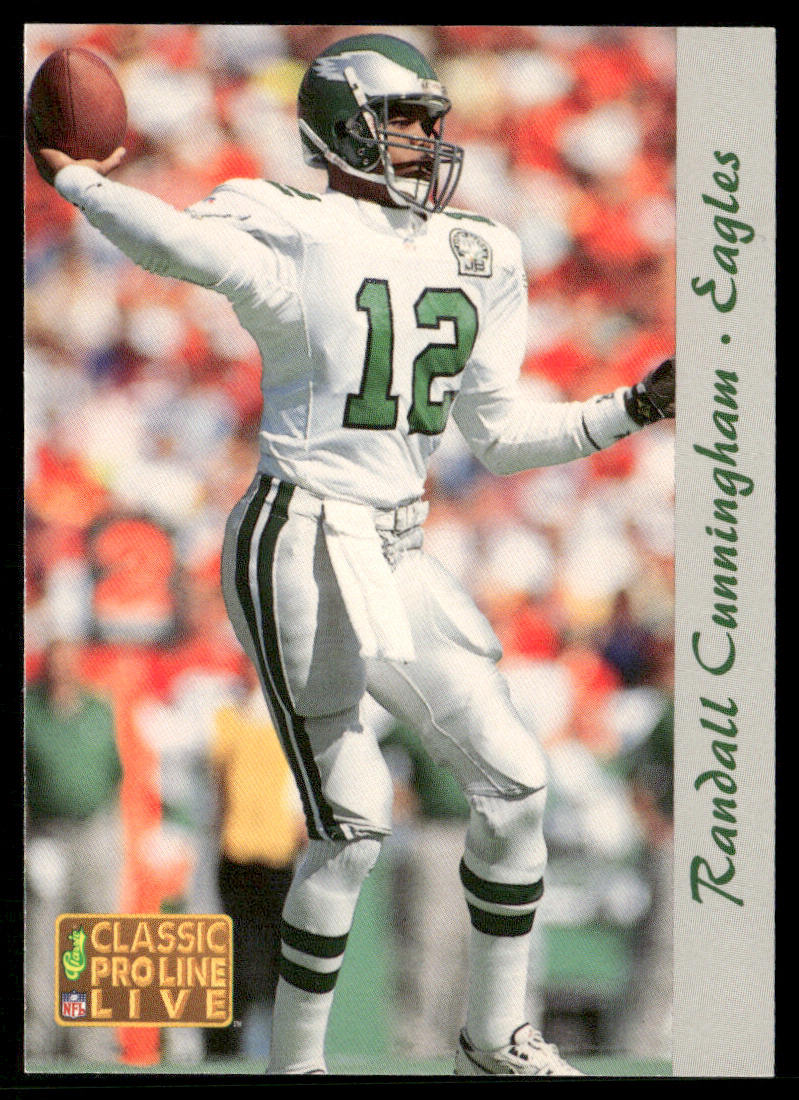 Randall Cunningham 1993 Pro Line Live #209 Philadelphia Eagles