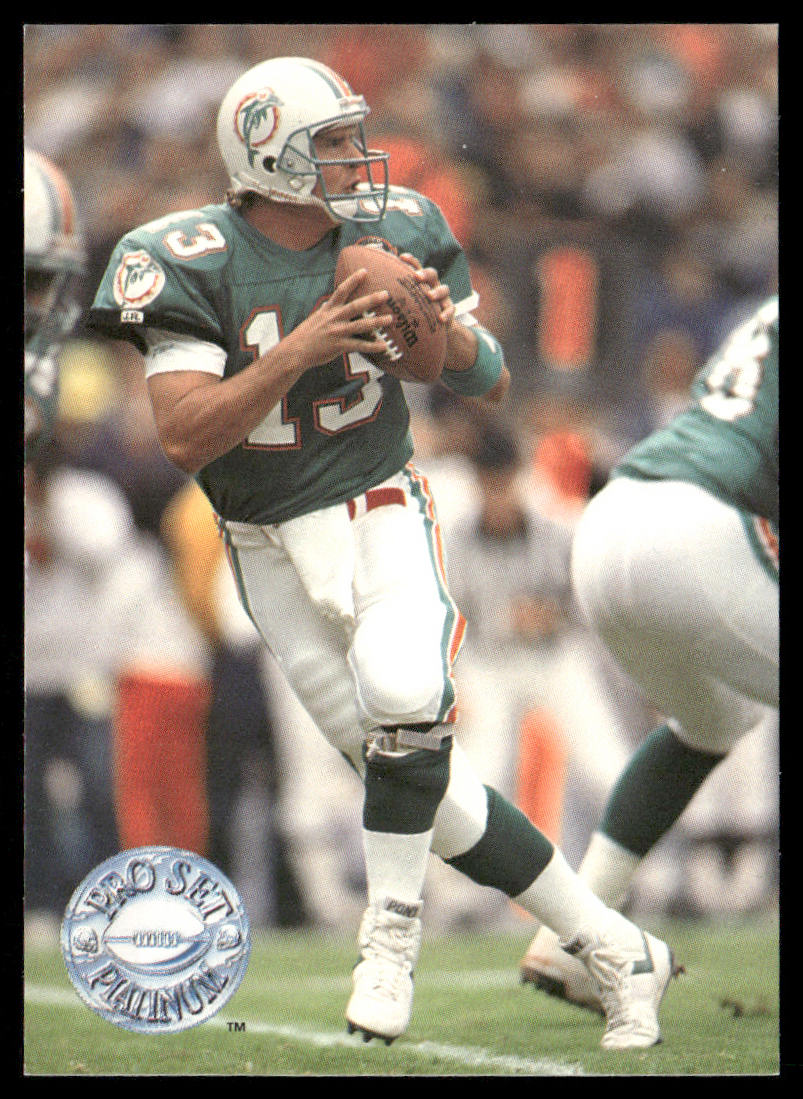 Dan Marino 1991 Pro Set Platinum #62 Miami Dolphins