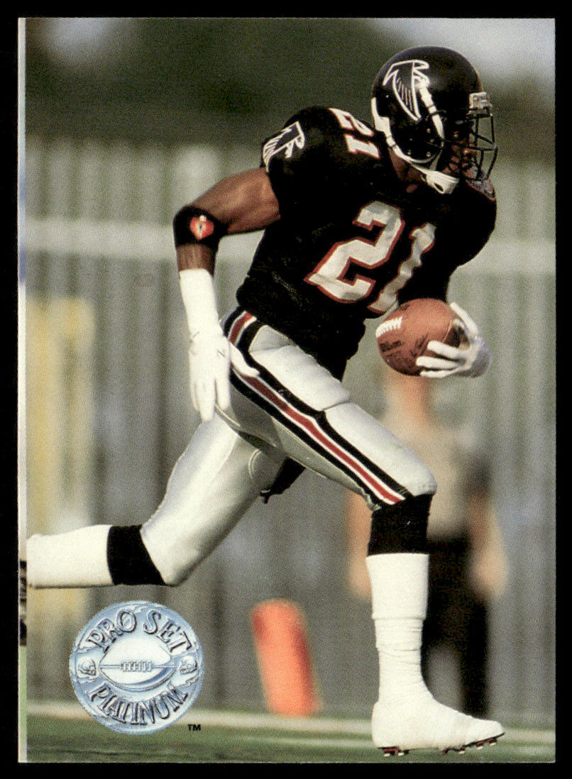Deion Sanders 1991 Pro Set Platinum #141 Atlanta Falcons