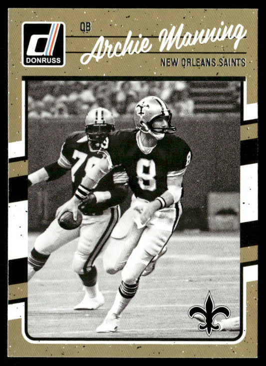 Archie Manning 2016 Donruss #197 New Orleans Saints
