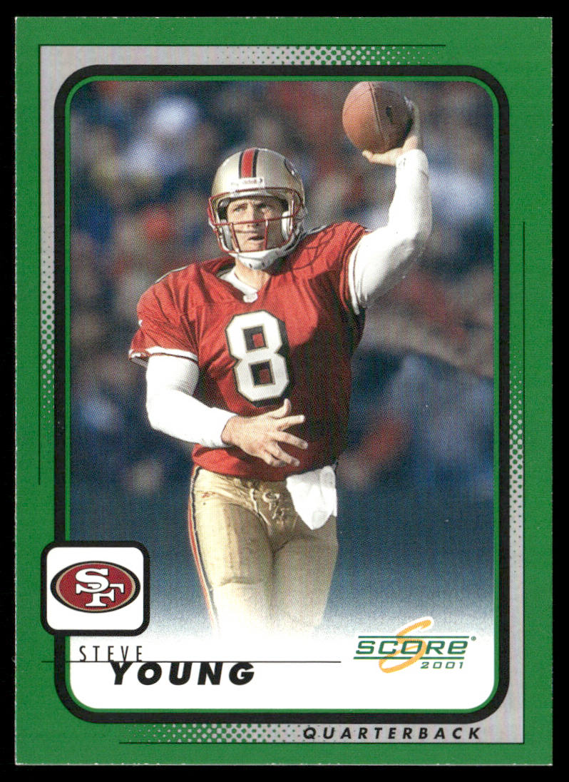 Steve Young 2001 Score Select #178 San Francisco 49ers