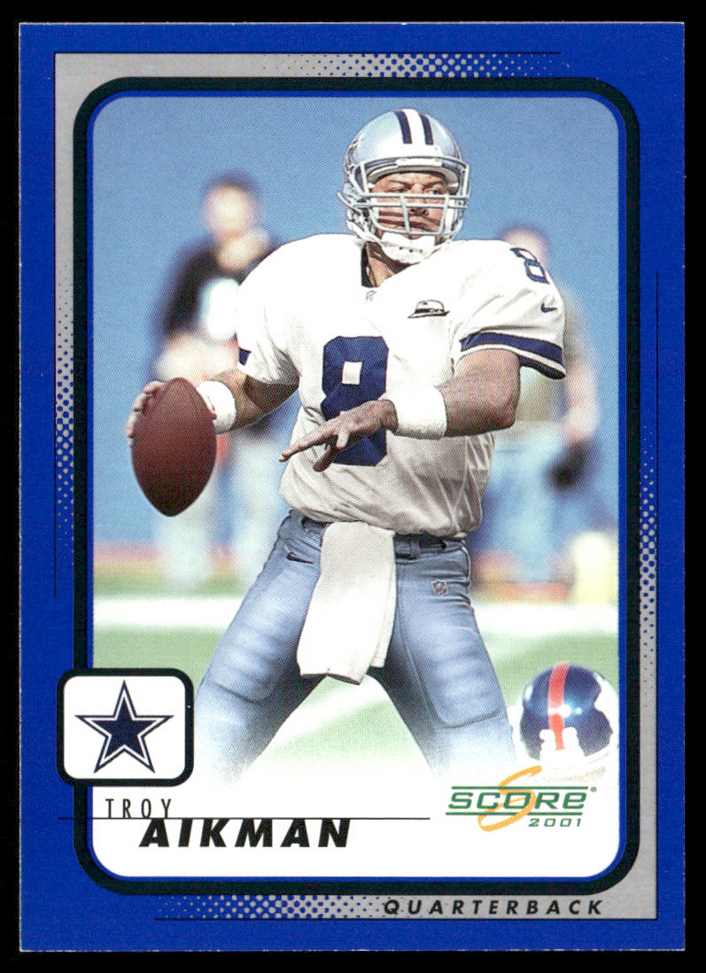 Troy Aikman 2001 Score Select #59 Dallas Cowboys