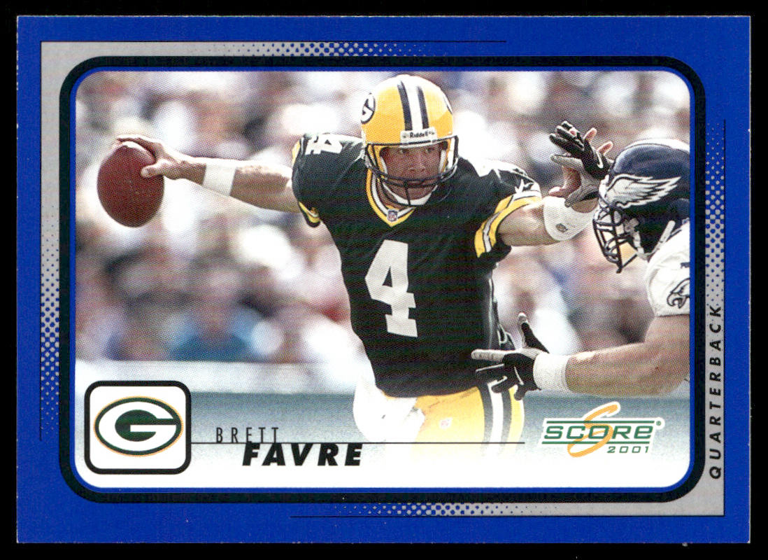 Brett Favre 2001 Score #79 Green Bay Packers