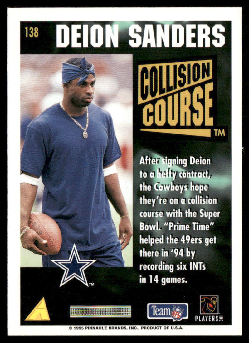 Deion Sanders 1995 Summit #138 Dallas Cowboys