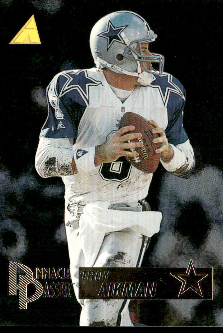 Troy Aikman 1995 Pinnacle #195 Dallas Cowboys