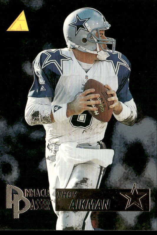 Troy Aikman 1995 Pinnacle #195 Dallas Cowboys