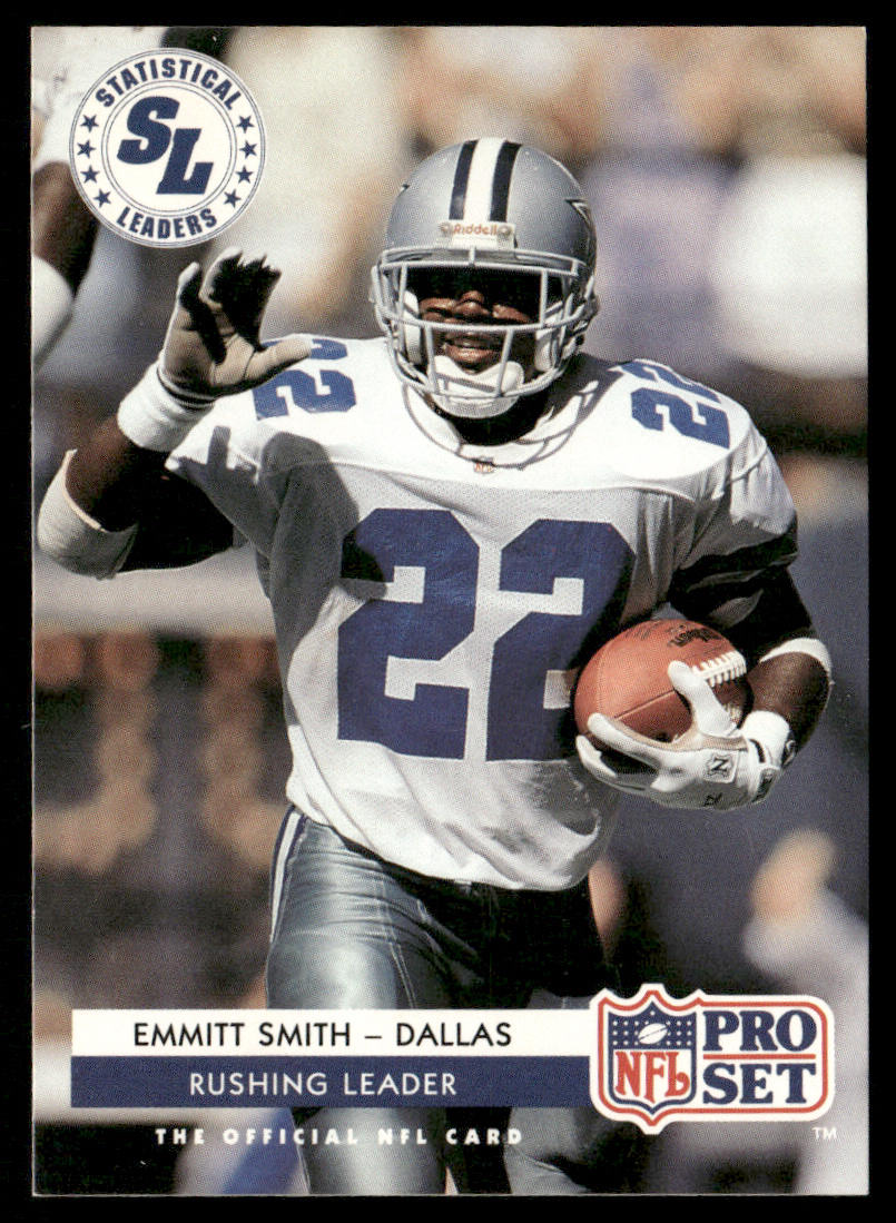 Emmitt Smith 1992 Pro Set #7 Dallas Cowboys