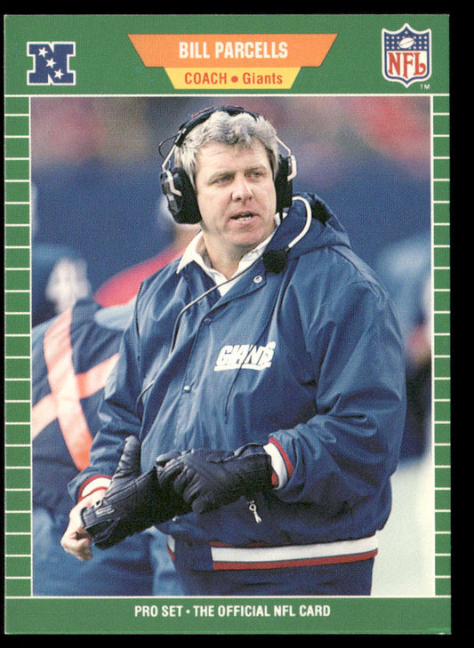 Bill Parcells 1989 Pro Set #293 New York Giants