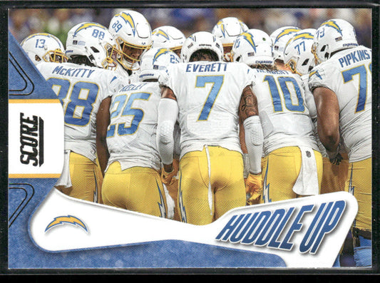 Los Angeles Chargers 2023 Score Huddle Up #7 Los Angeles Chargers