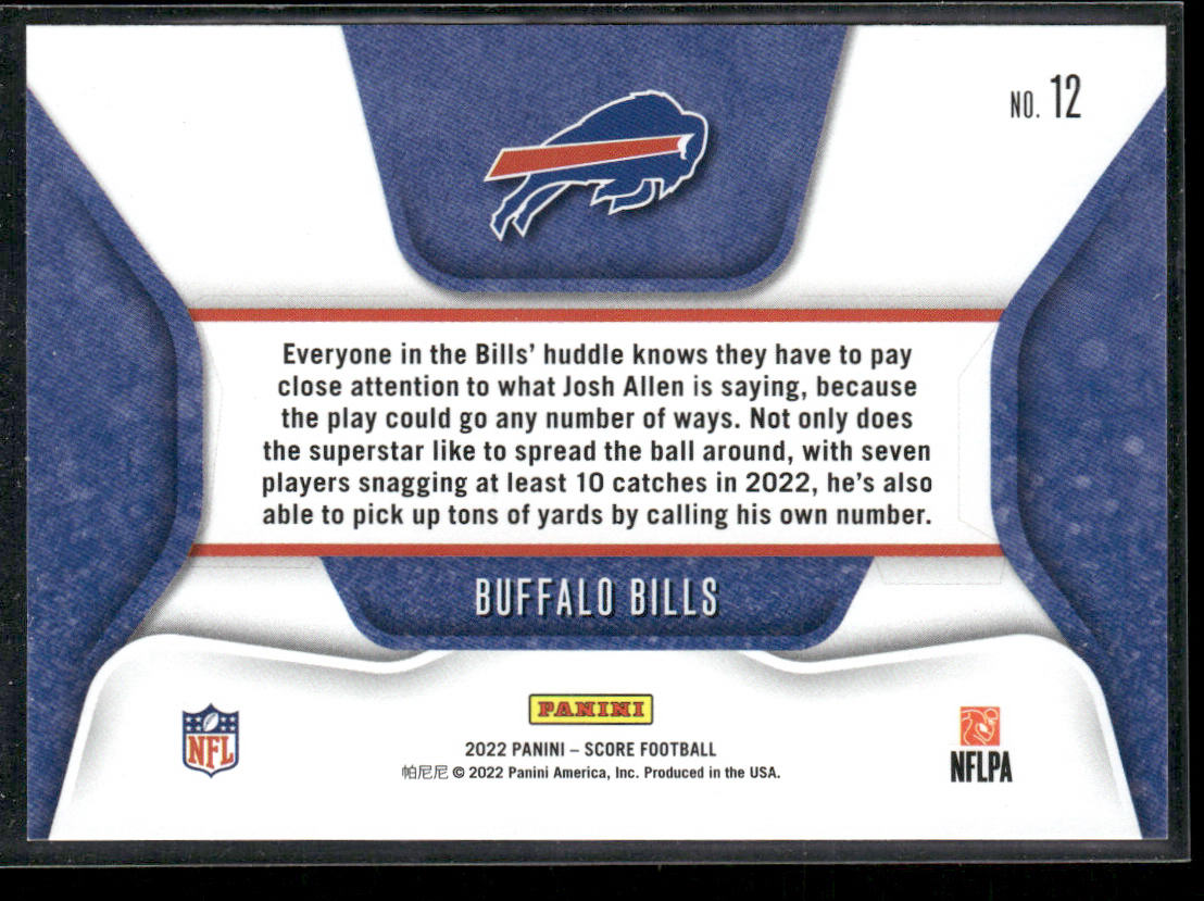 Buffalo Bills 2023 Score Huddle Up #12 Buffalo Bills