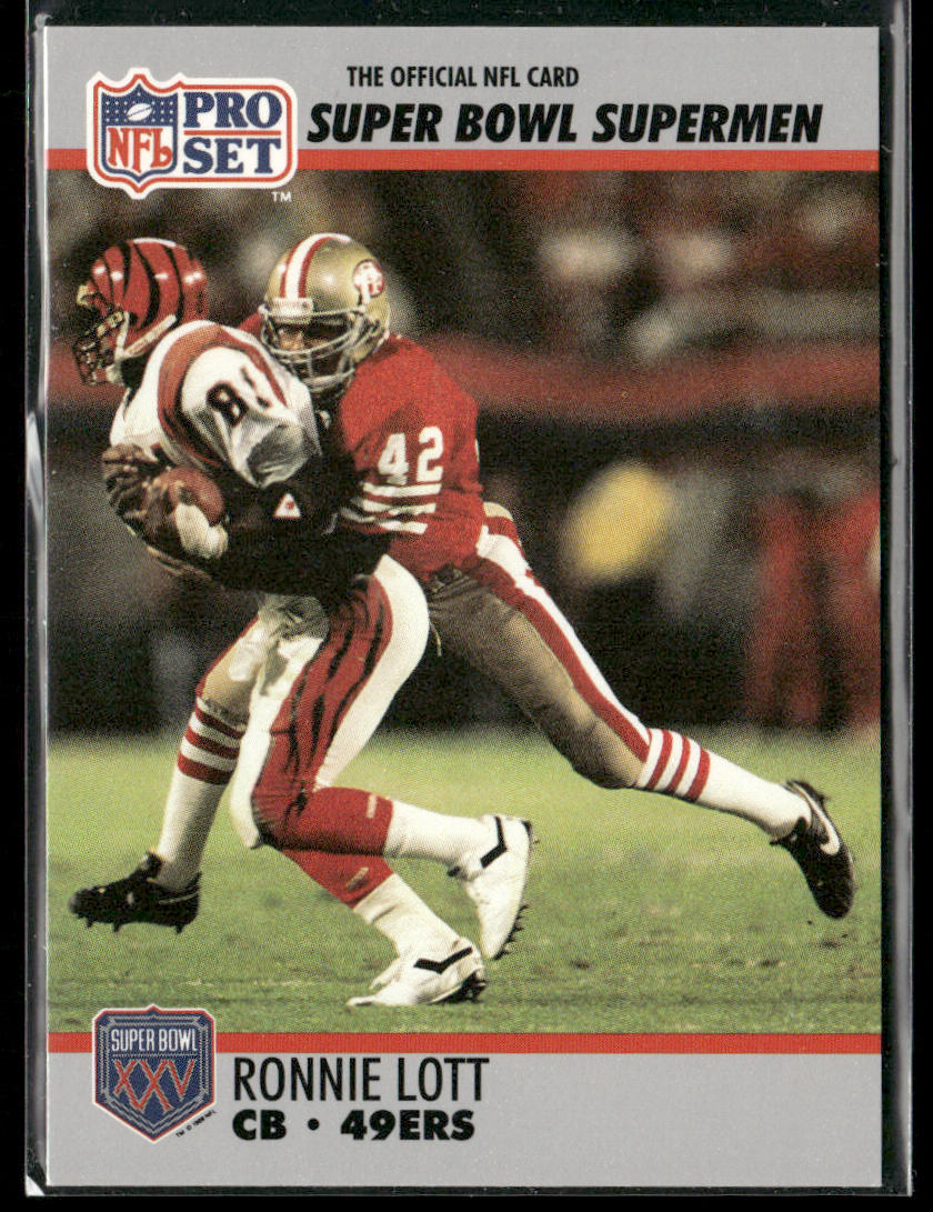 Ronnie Lott 1990-91 Pro Set Super Bowl XXV Silver Anniversary Commemorative #105
