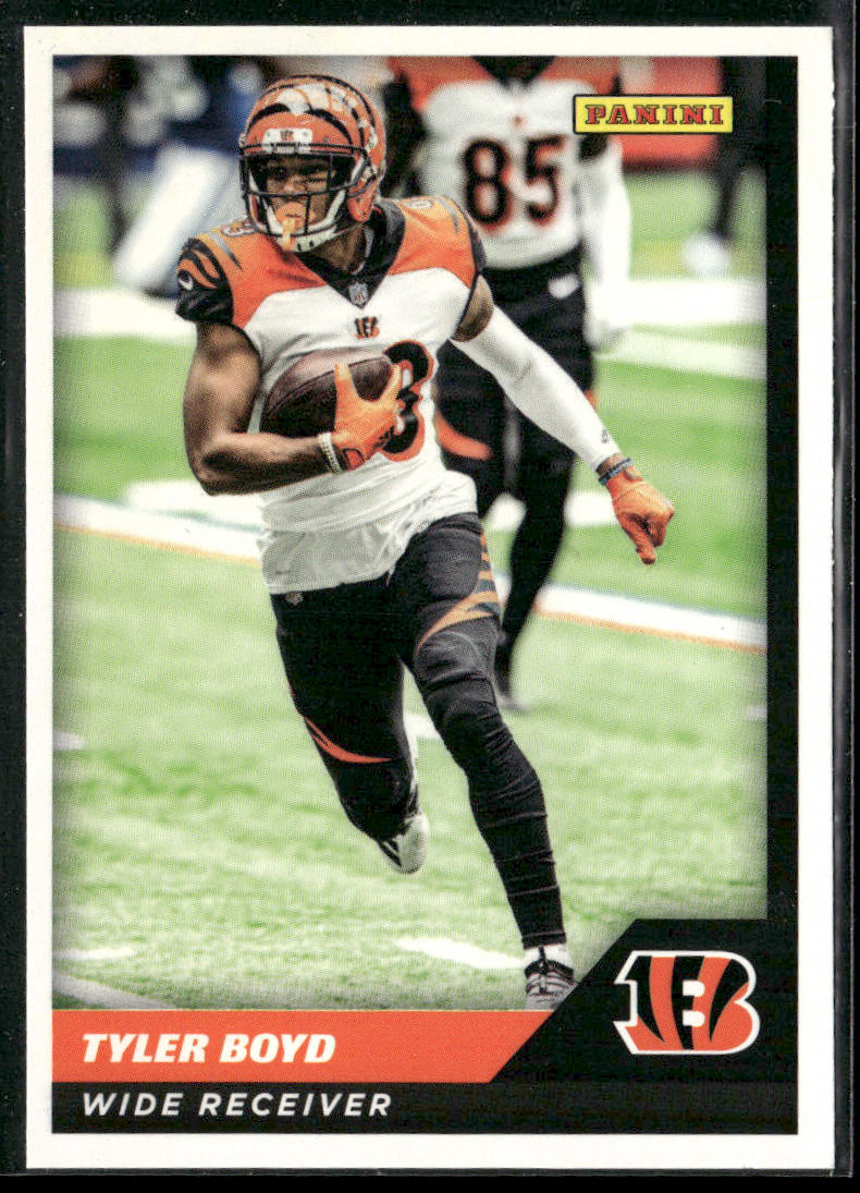 Tyler Boyd 2021 Panini Sticker & Card Collection Cards #10 Cincinnati Bengals