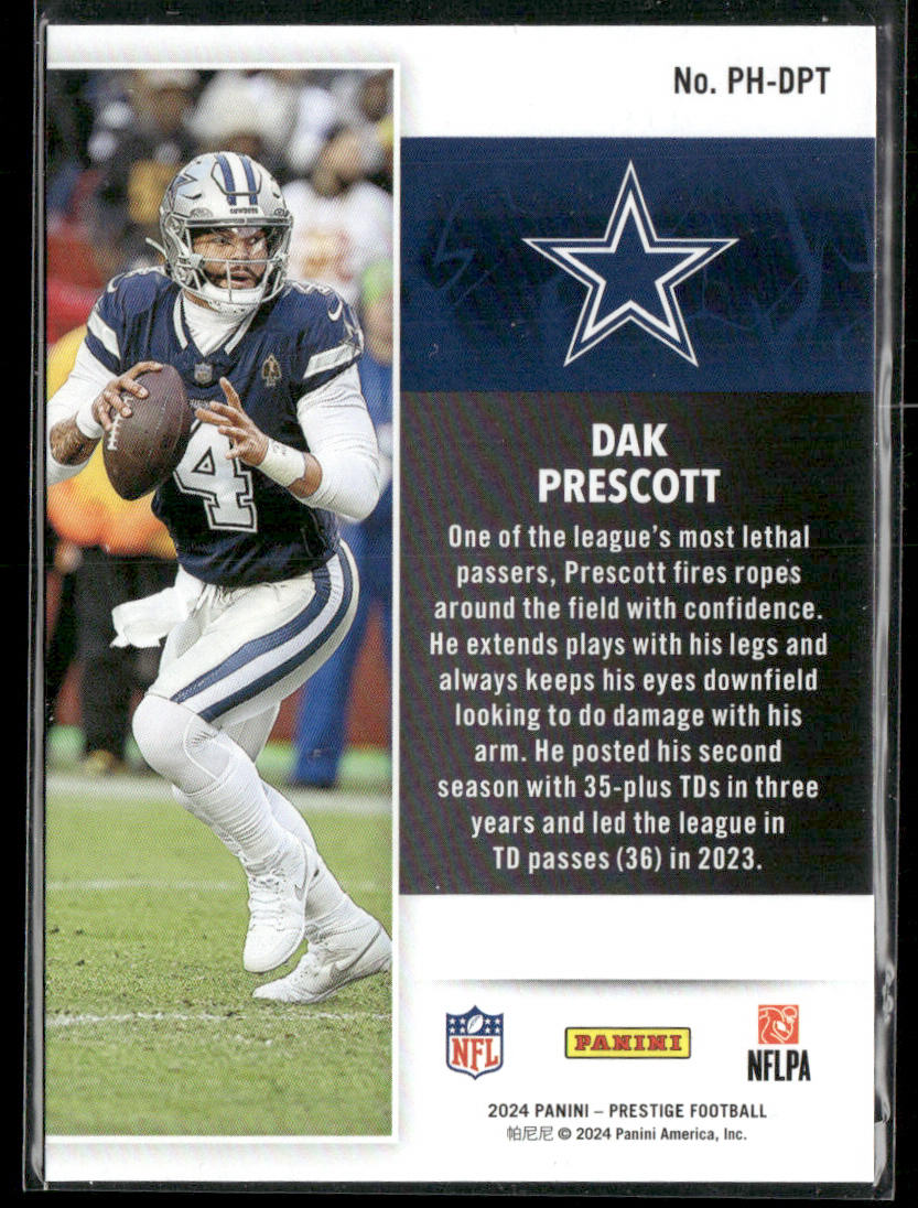 Dak Prescott 2024 Panini Prestige Power House #PH-DPT Dallas Cowboys