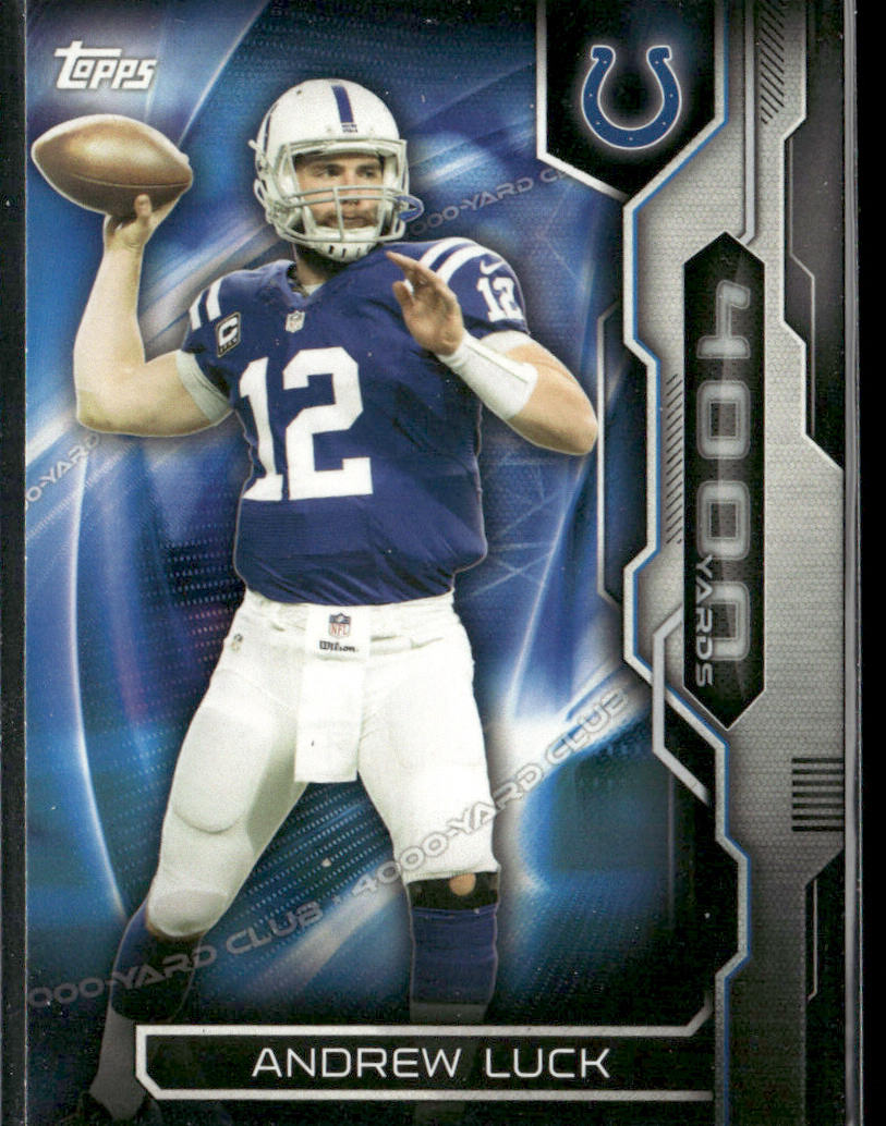 Andrew Luck 2015 Topps 4000 Yard Club #4KYC-AL Indianapolis Colts