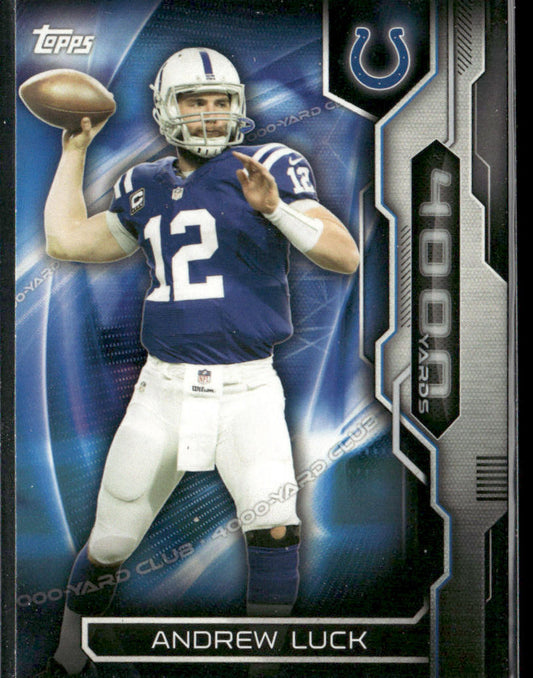 Andrew Luck 2015 Topps 4000 Yard Club #4KYC-AL Indianapolis Colts