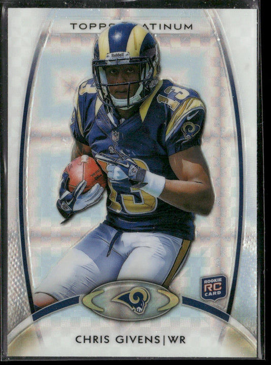 Chris Givens 2012 Topps Platinum Xfractors #127 RC St. Louis Rams
