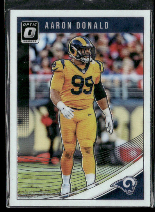 Aaron Donald 2018 Donruss Optic Holo #54 Los Angeles Rams