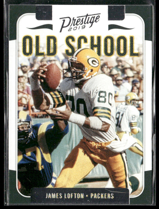 James Lofton 2019 Panini Prestige Old School #OS-JL Green Bay Packers