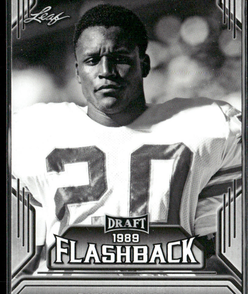 Barry Sanders 2019 Leaf Draft Draft Flashback #01 Oklahoma State Cowboys