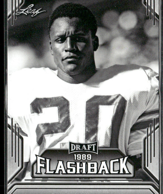 Barry Sanders 2019 Leaf Draft Draft Flashback #01 Oklahoma State Cowboys