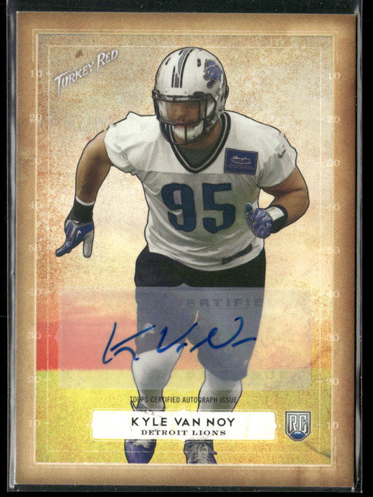 Kyle Van Noy 2014 Topps Turkey Red Autographs #51 RC,AU Detroit Lions