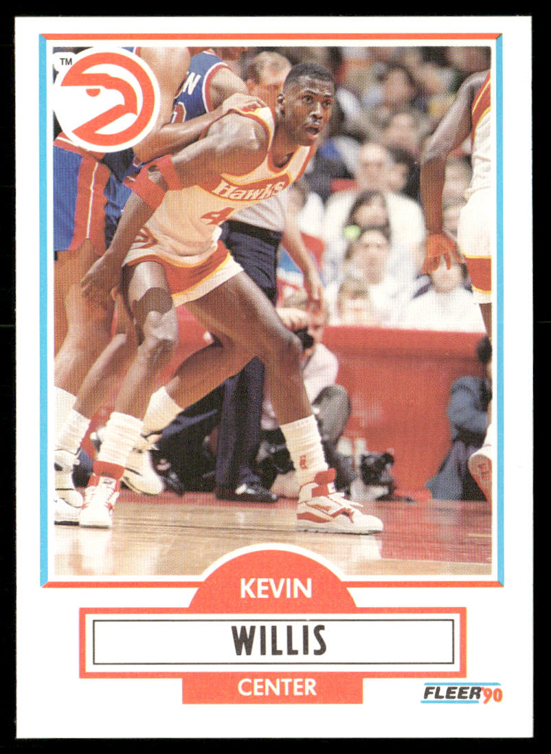 Kevin Willis 1990-91 Fleer #7b Atlanta Hawks