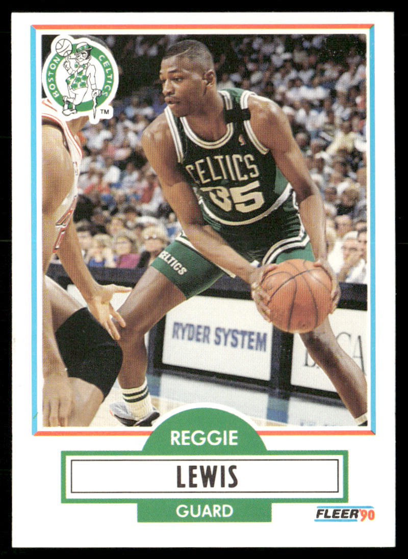 Reggie Lewis 1990-91 Fleer #11 Boston Celtics