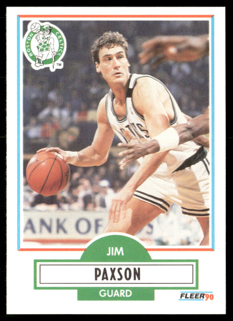 Jim Paxson 1990-91 Fleer #14 Boston Celtics