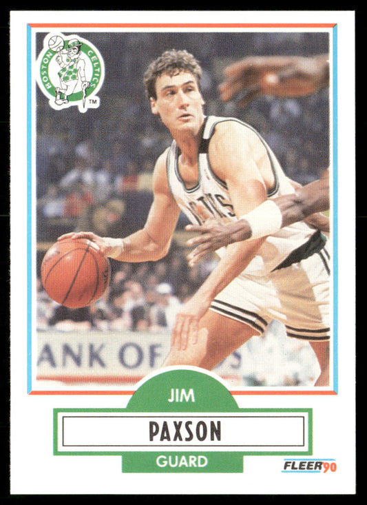 Jim Paxson 1990-91 Fleer #14 Boston Celtics