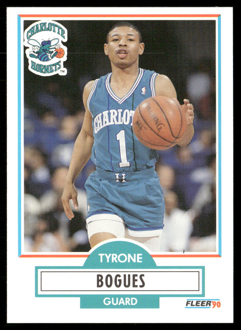 Tyrone Bogues 1990-91 Fleer #16 Charlotte Hornets
