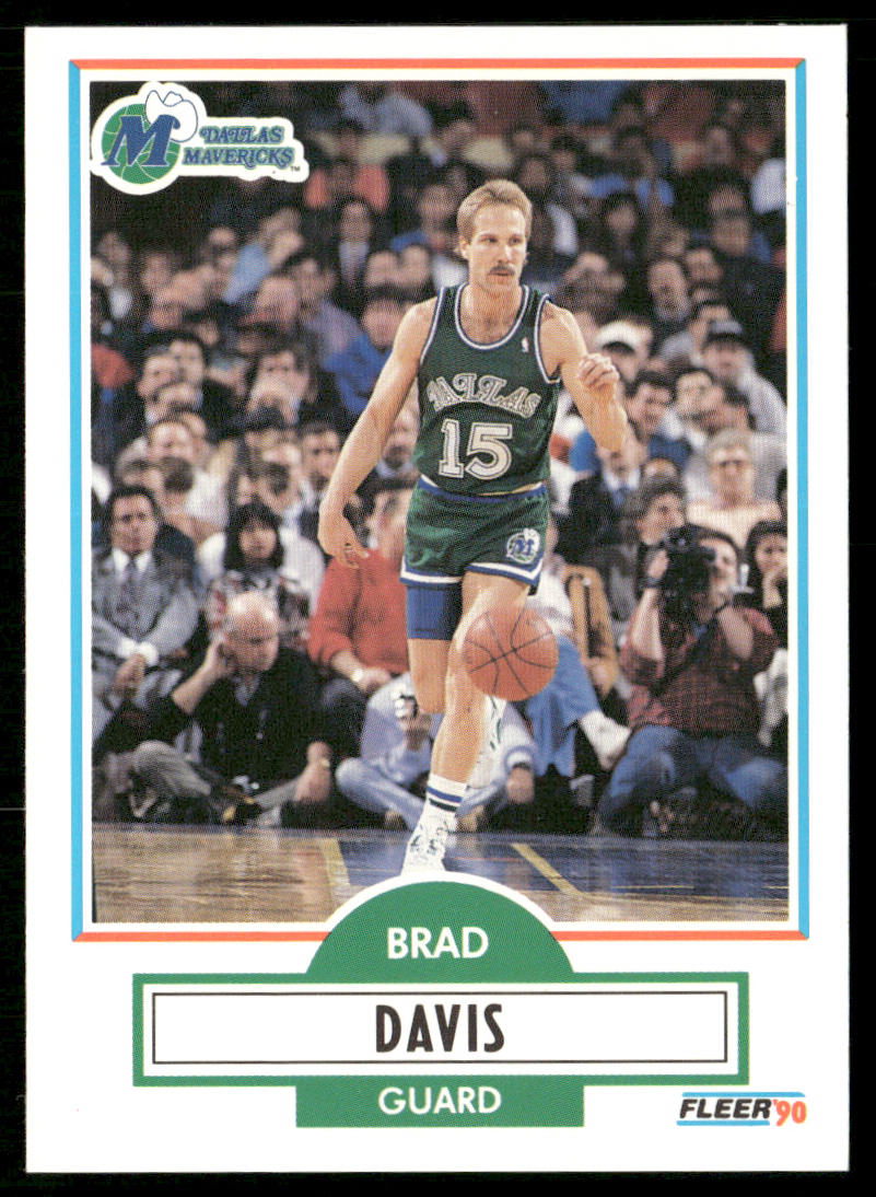 Brad Davis 1990-91 Fleer #40 Dallas Mavericks