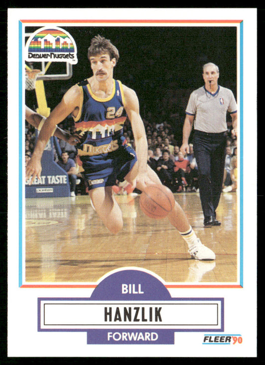 Bill Hanzlik 1990-91 Fleer #49 Denver Nuggets