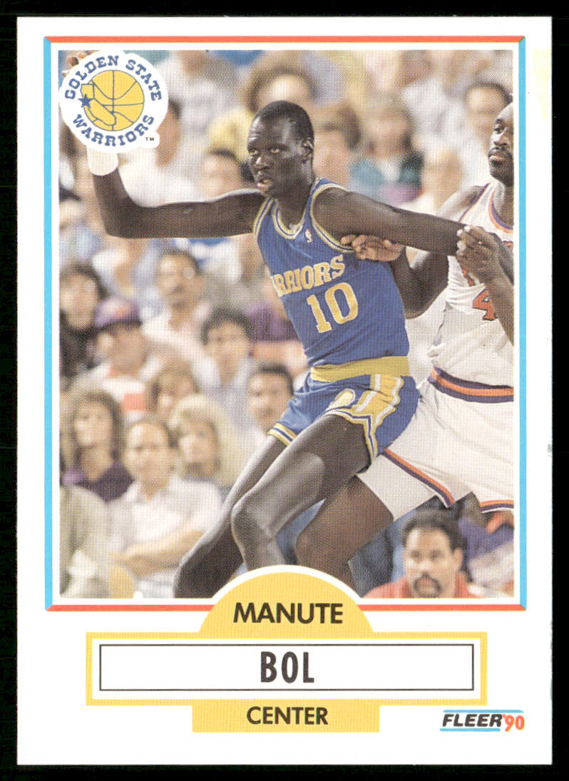 Manute Bol 1990-91 Fleer #62 Golden State Warriors