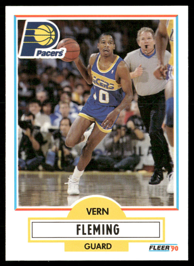 Vern Fleming 1990-91 Fleer #76 Indiana Pacers