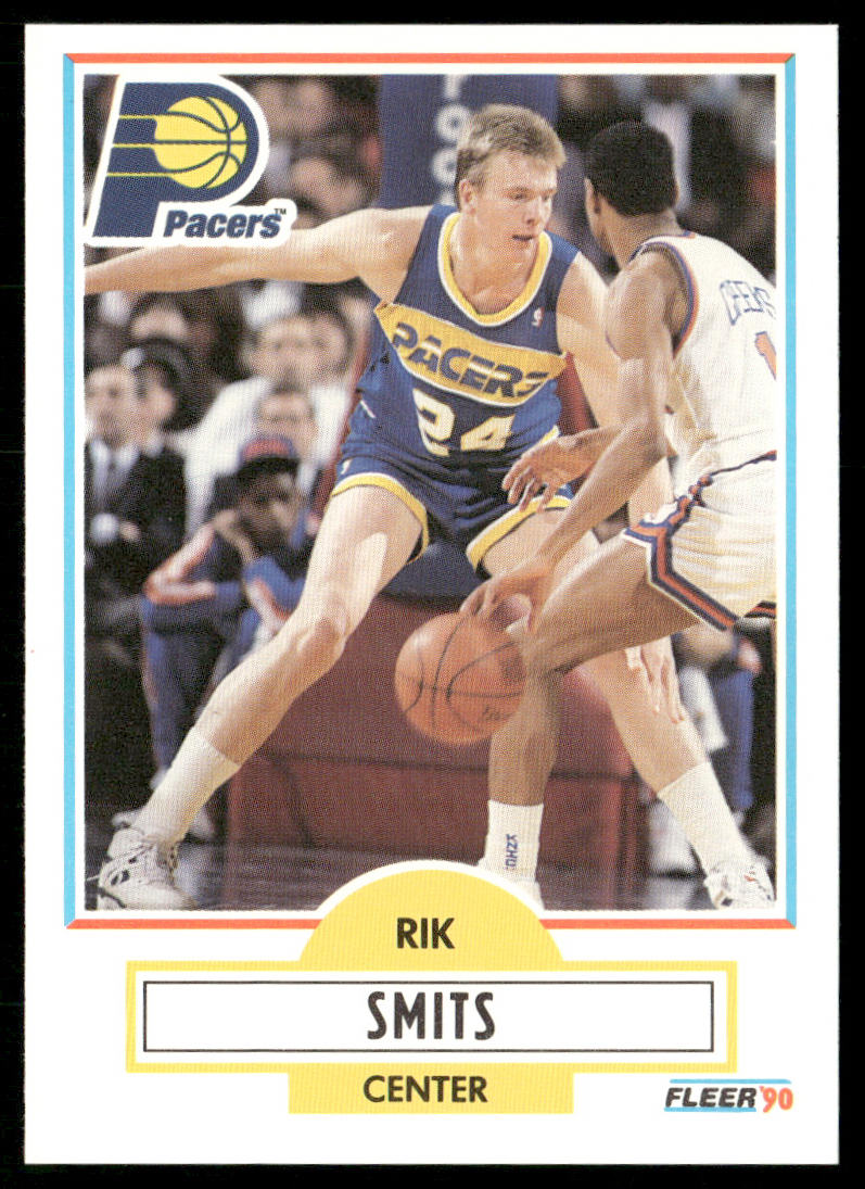 Rik Smits 1990-91 Fleer #82 Indiana Pacers