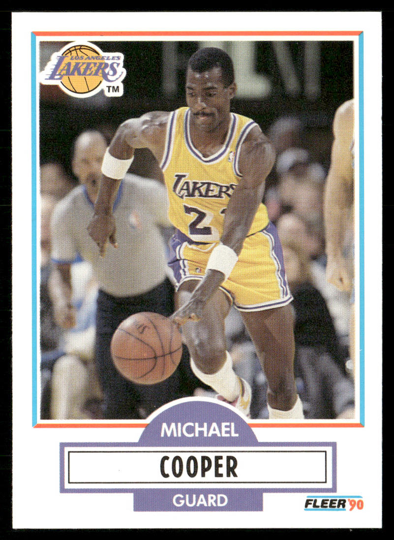 Michael Cooper 1990-91 Fleer #90 Los Angeles Lakers