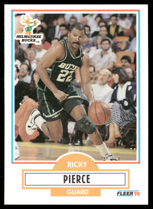 Ricky Pierce 1990-91 Fleer #106 Milwaukee Bucks