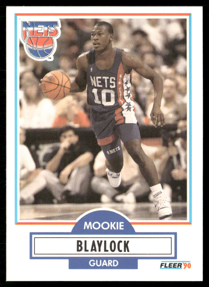 Mookie Blaylock 1990-91 Fleer #117 RC New Jersey Nets