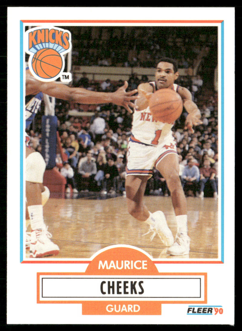 Maurice Cheeks 1990-91 Fleer #124 New York Knicks