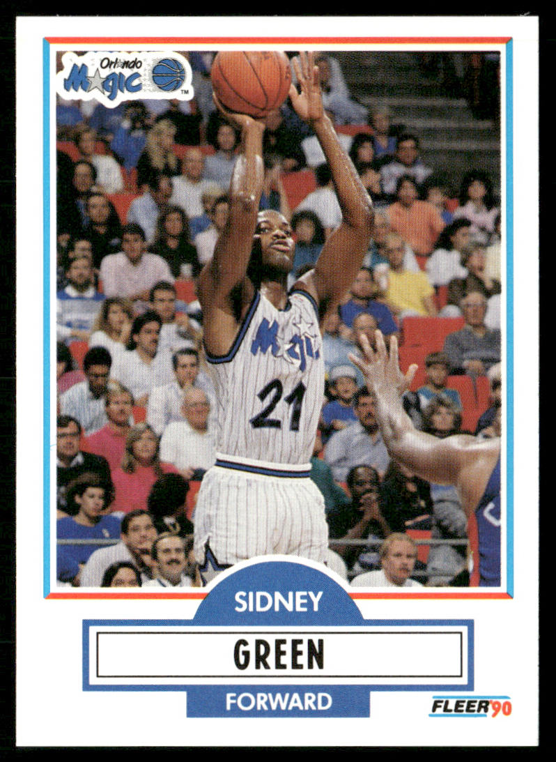 Sidney Green 1990-91 Fleer #134 Orlando Magic