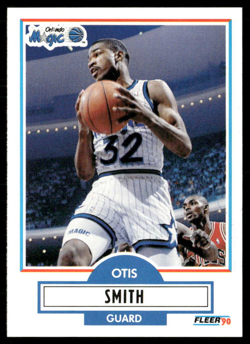 Otis Smith 1990-91 Fleer #135 Orlando Magic